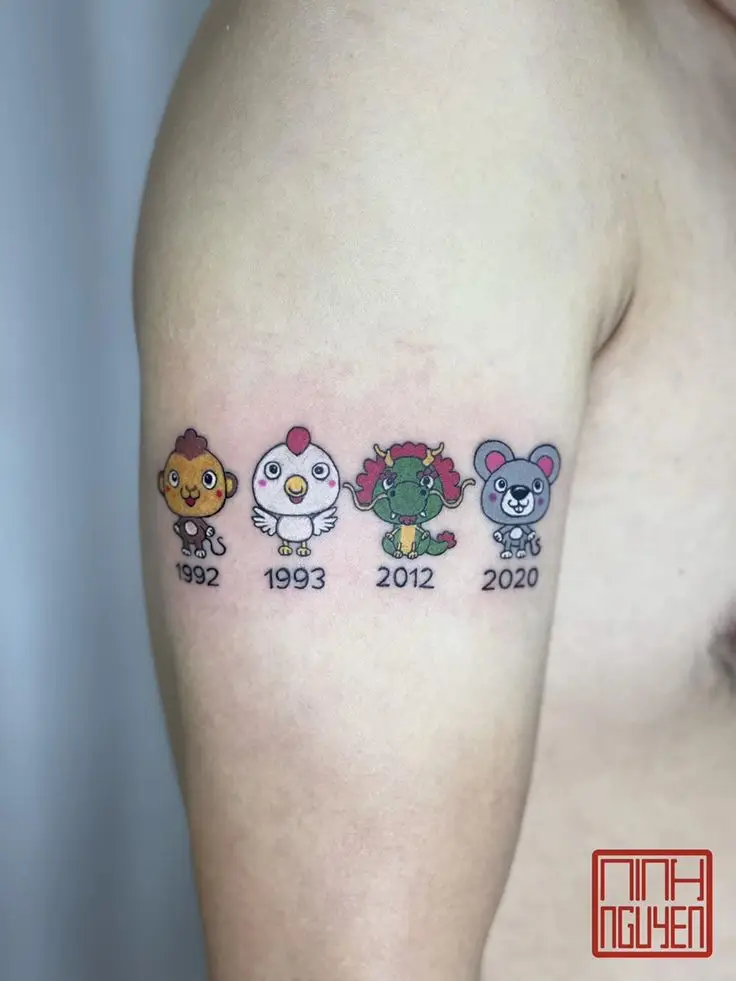 Hình Xăm Gia Đình 3 Người Mini: Kết Nối Yêu Thương Qua Nghệ Thuật