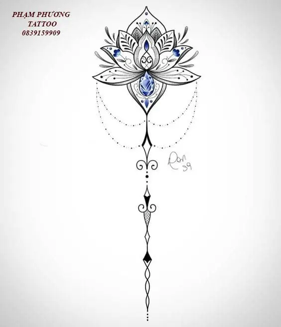 Hình xăm giữa lưng nữ: 50 mẫu xăm quyến rũ