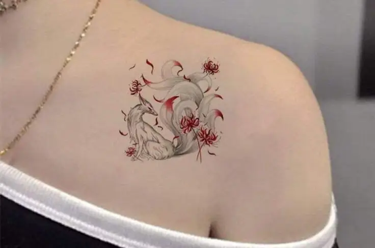 Hình Xăm Hồ Ly 9 Đuôi: Biểu Tượng Của Sự Thông Minh 8