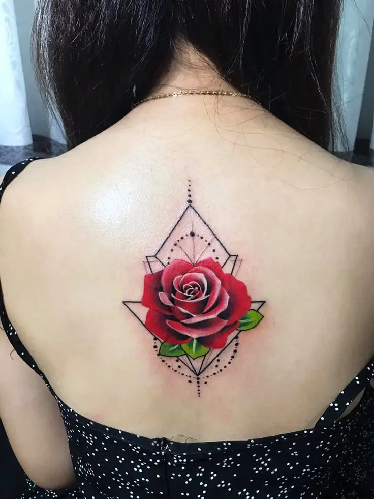 Hình Xăm Hoa Hồng và Bướm Đẹp Nhất