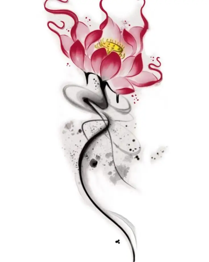 Hình Xăm Hoa Mẫu Đơn Cho Nam Thời Thượng 42
