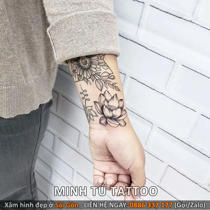 Khám Phá Hình Xăm Hoa Sen Ở Tay – Ý Nghĩa Và Thiết Kế