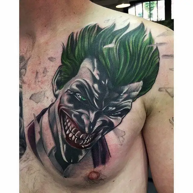 Hình Xăm Joker Full Lưng: Tâm Lý Hình Xăm