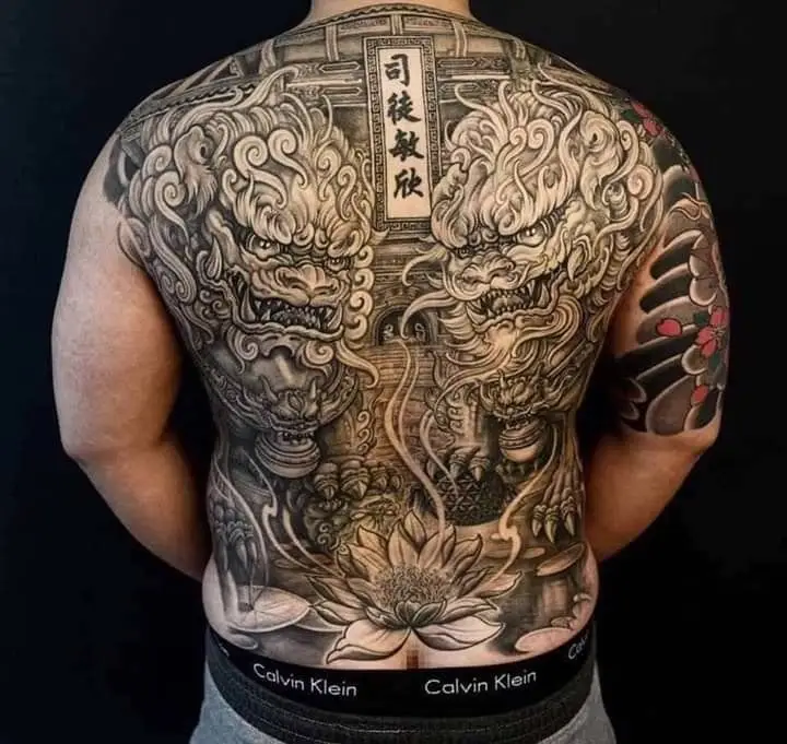 Hình Xăm Kỳ Lân Full Lưng: Ý Nghĩa Và Hình Ảnh Ấn Tượng 45