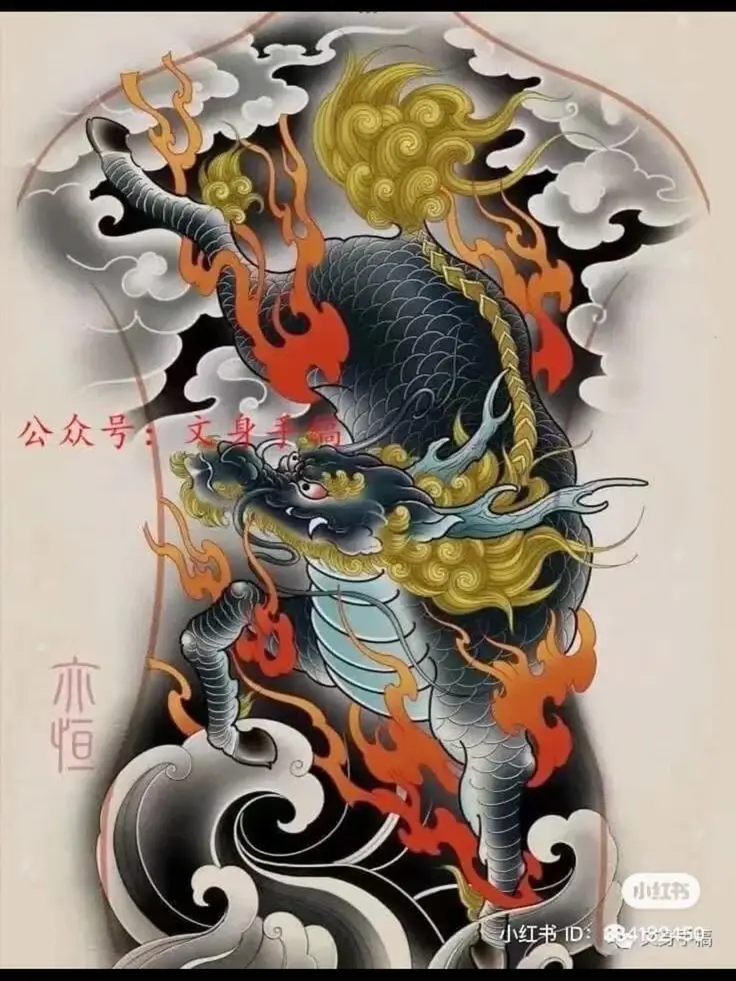 Hình Xăm Kỳ Lân Full Lưng: Ý Nghĩa Và Hình Ảnh Ấn Tượng 57
