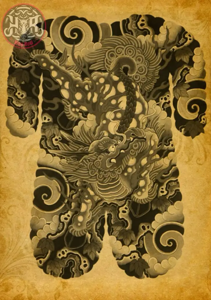 Hình Xăm Lữ Bố Kín Lưng – Biểu Tượng Quyền Lực