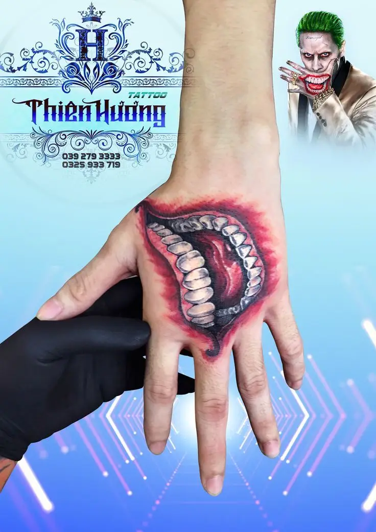 Khám Phá Hình Xăm Mặt Cười Joker: Tính Biểu Tượng và Thẩm Mỹ