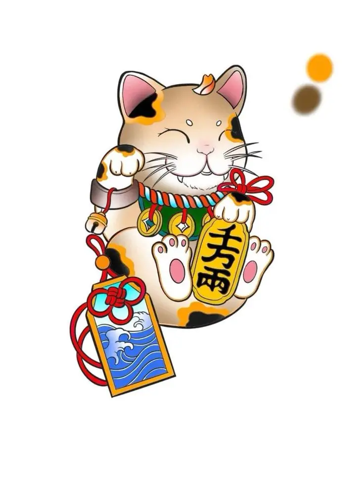 Sưu Tầm Những Hình Xăm Mèo Thần Tài Ấn Tượng 6