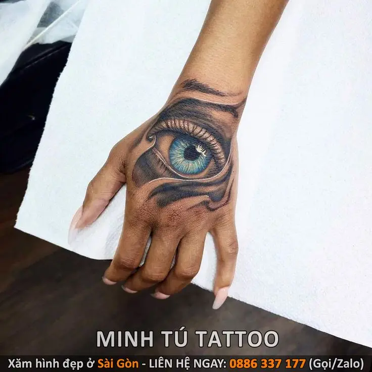 Hình xăm mu bàn tay chất - Những thiết kế độc đáo 33