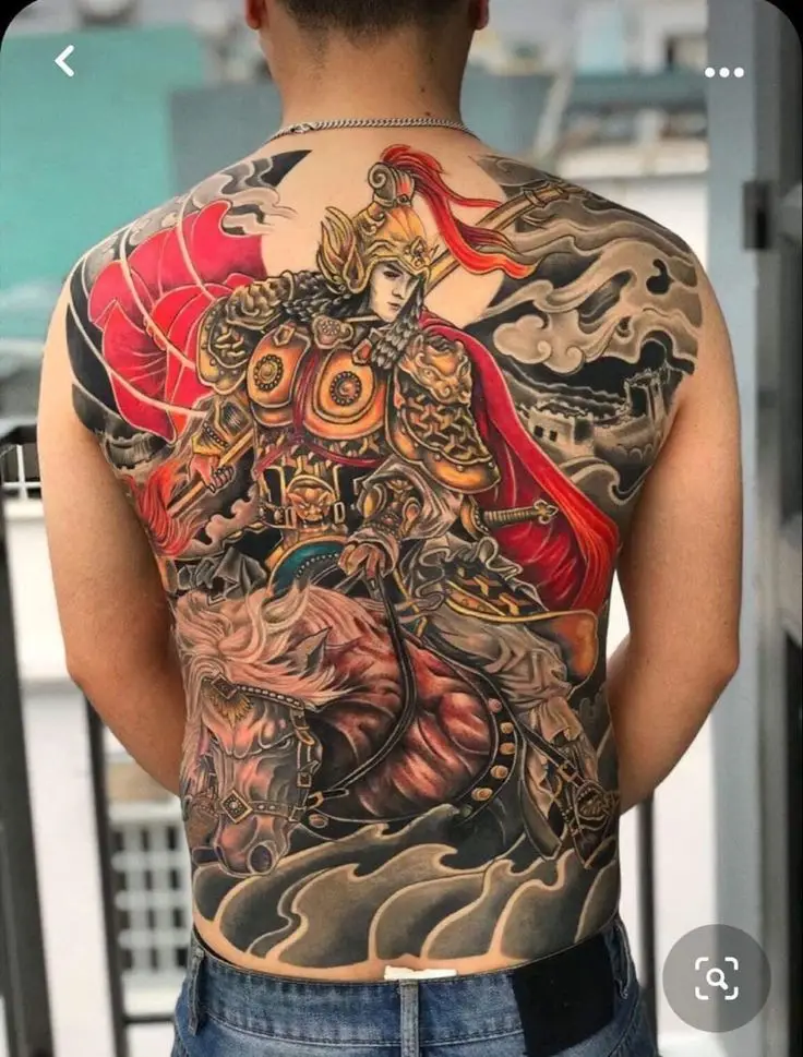 Hình Xăm Ngũ Hổ Tướng - Linh Thú Bảo Vệ 27
