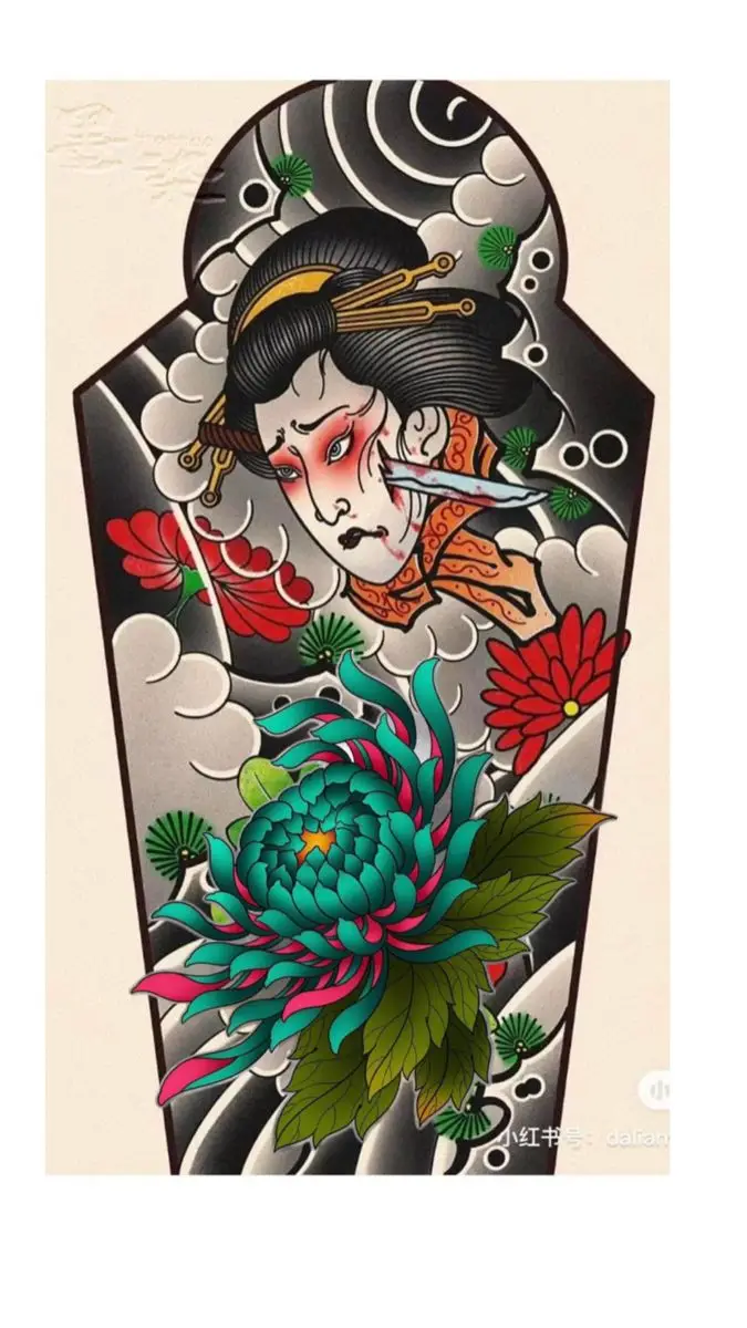 Hình Xăm Nhật Cổ Full Tay Mặt Quỷ: Tìm Hiểu Về Nghệ Thuật Xăm