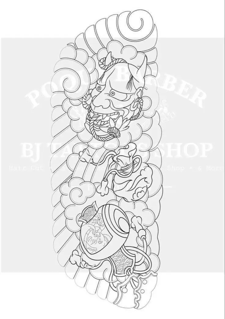 Hình xăm nhật cổ nửa bụng: Bí ẩn văn hóa xứ sở hoa anh đào