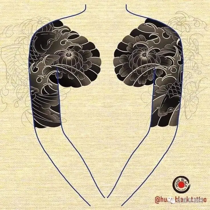 Hình Xăm Nhật Cổ Đơn Giản Dễ Thương 6