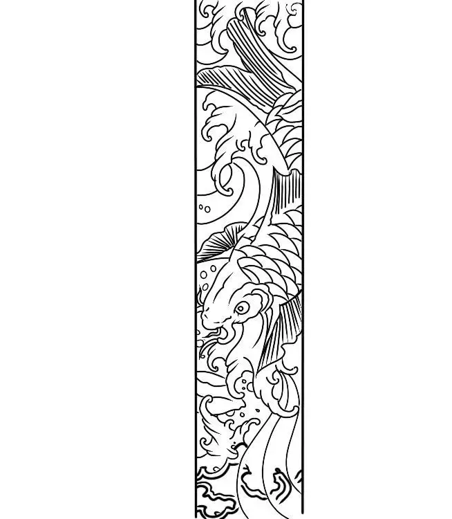 Vòng Chân Cá Tính Với Hình Xăm Nhật Cổ