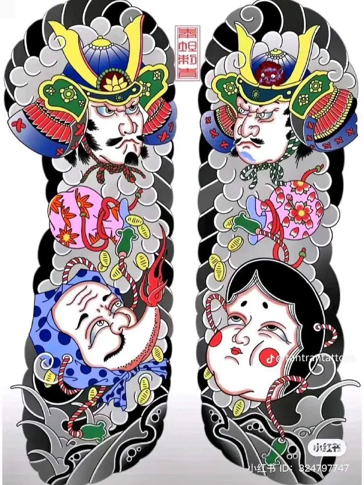 Vẻ Đẹp Nghệ Thuật Của Hình Xăm Nửa Lưng Nhật Cổ 30