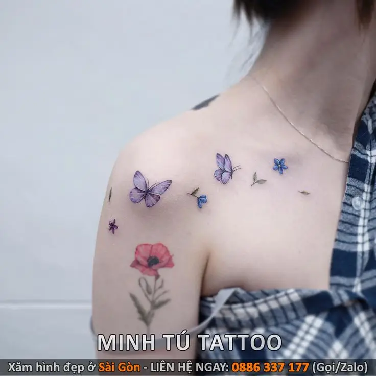 Hình Xăm Ở Bắp Tay Nữ Chất Nhất 62