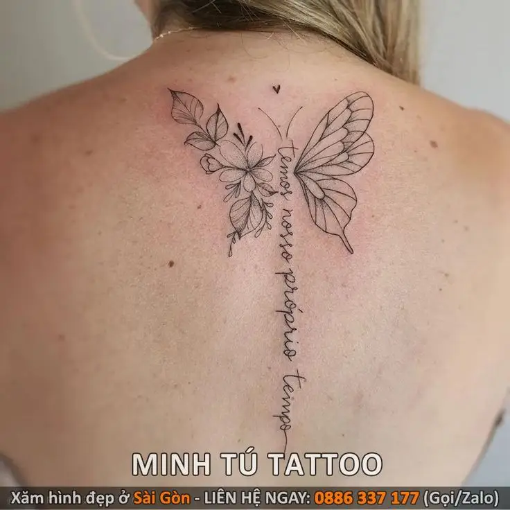 Hình Xăm Ở Lưng Nữ: Xinh Đẹp và Cá Tính 18