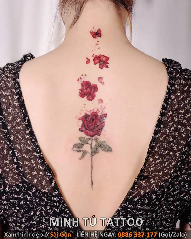 Hình Xăm Ở Lưng Nữ: Xinh Đẹp và Cá Tính 29