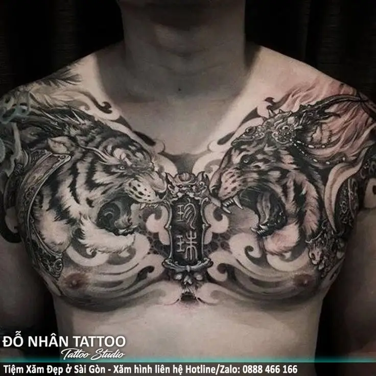 Hình Xăm Ở Ngực Cho Nam: Tạo Dấu Ấn Cá Nhân 35