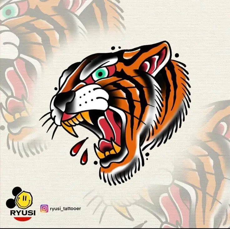 Khám Phá Hình Xăm Old School Chất – 100+ Thiết Kế Ấn Tượng