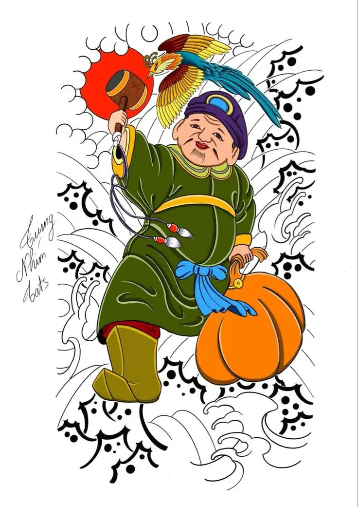 Khám Phá Những Hình Xăm Ông Thần Tài Độc Đáo 3