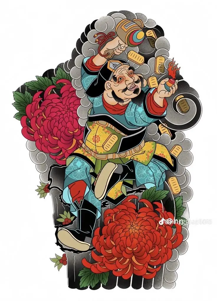 Khám Phá Những Hình Xăm Ông Thần Tài Độc Đáo 23