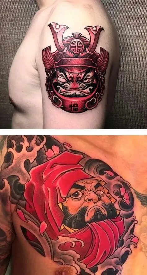 Hình xăm ông thần tài ở bụng – Tài lộc và may mắn