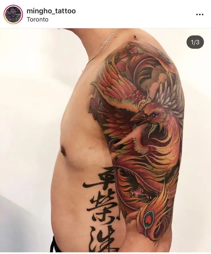 Hình Xăm Phượng Hoàng Cho Nam: Ý Nghĩa và Hình Ảnh Đẹp 14