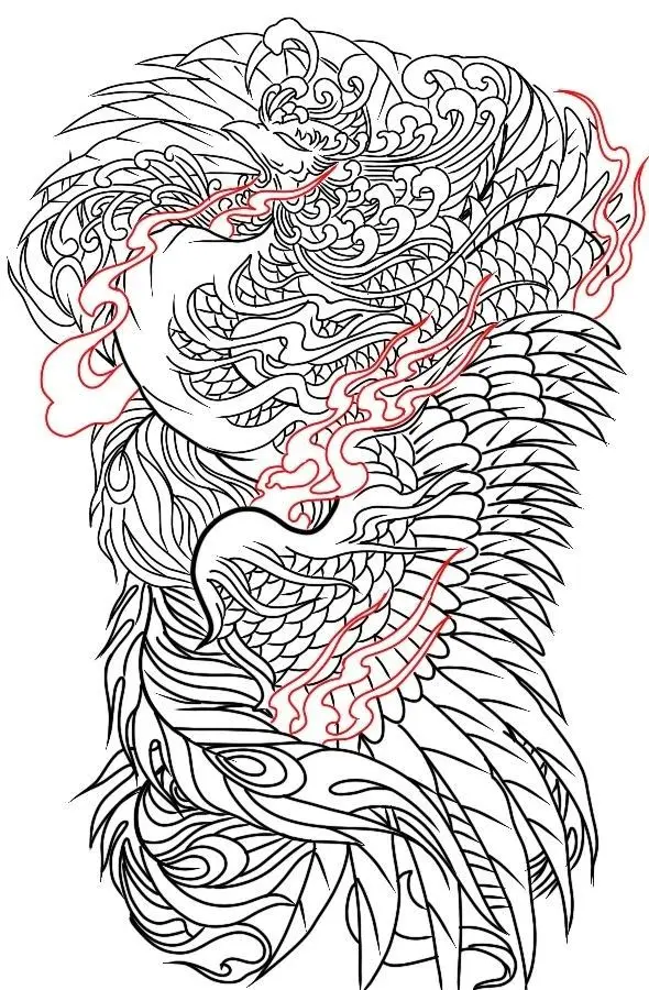 Hình Xăm Phượng Hoàng Cho Nam: Ý Nghĩa và Hình Ảnh Đẹp 15