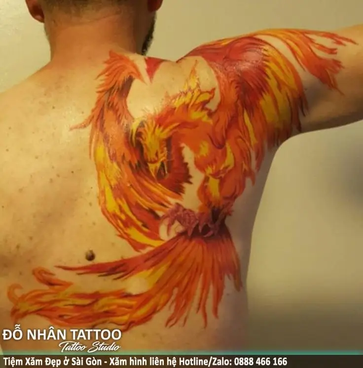 Hình Xăm Phượng Hoàng Cho Nam: Ý Nghĩa và Hình Ảnh Đẹp 17