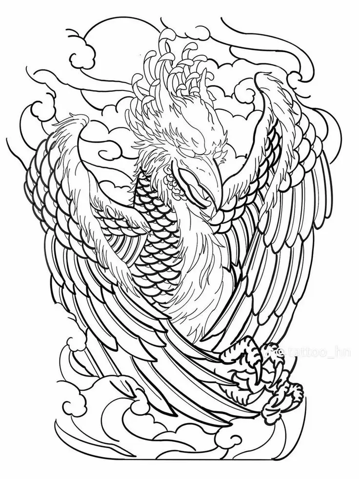 Hình Xăm Phượng Hoàng Cho Nam: Ý Nghĩa và Hình Ảnh Đẹp 28