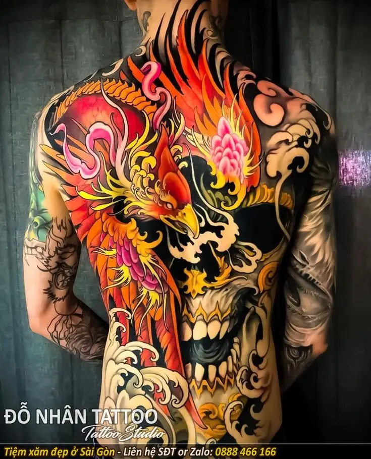 Hình Xăm Phượng Hoàng Cho Nam: Ý Nghĩa và Hình Ảnh Đẹp 32