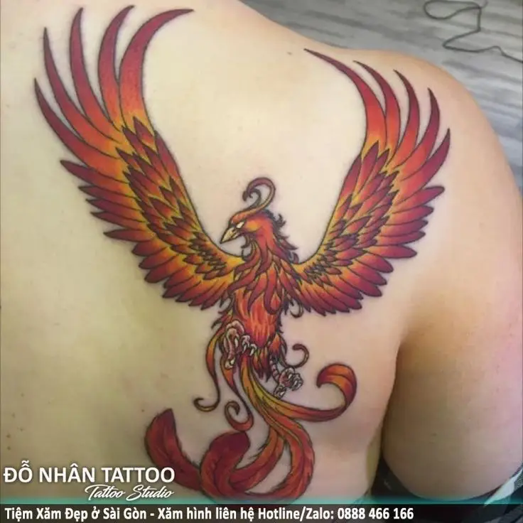 Hình Xăm Phượng Hoàng Cho Nam: Ý Nghĩa và Hình Ảnh Đẹp 37