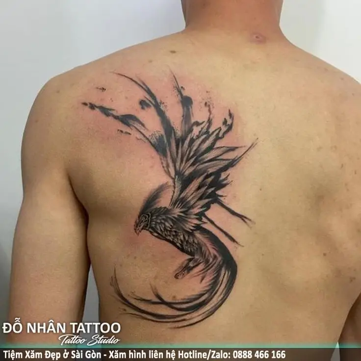 Hình Xăm Phượng Hoàng Cho Nam: Ý Nghĩa và Hình Ảnh Đẹp 38