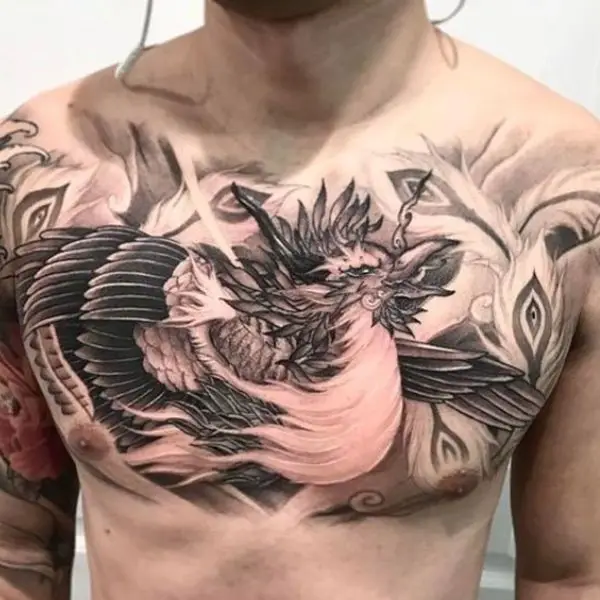 Hình Xăm Phượng Hoàng Cho Nam: Ý Nghĩa và Hình Ảnh Đẹp 55