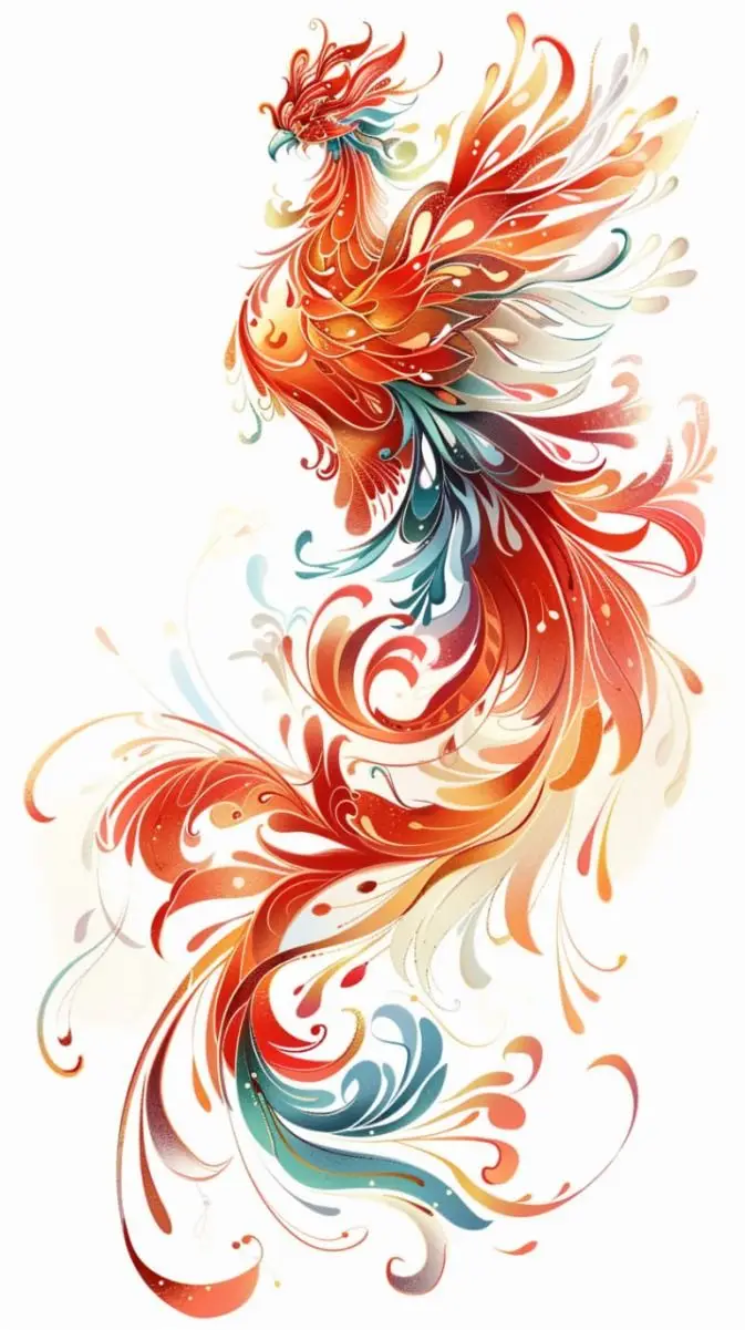 Khám Phá Hình Xăm Phượng Hoàng Nữ - Biểu Tượng Của Sự Tái Sinh 7