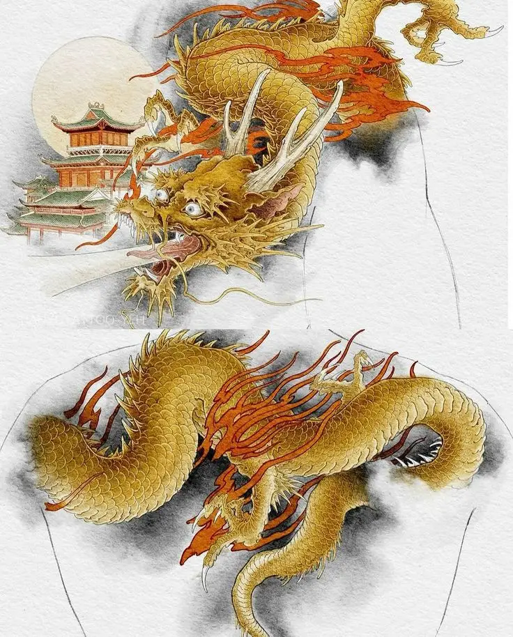 Hình Xăm Phượng Hoàng Vắt Vai: Tượng Trưng Cho Sự Tái Sinh