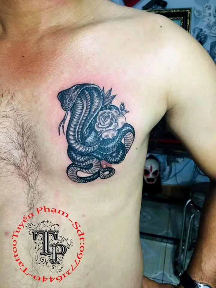 Tìm Hiểu Hình Xăm Rắn Hổ Mang Cực Chất 8