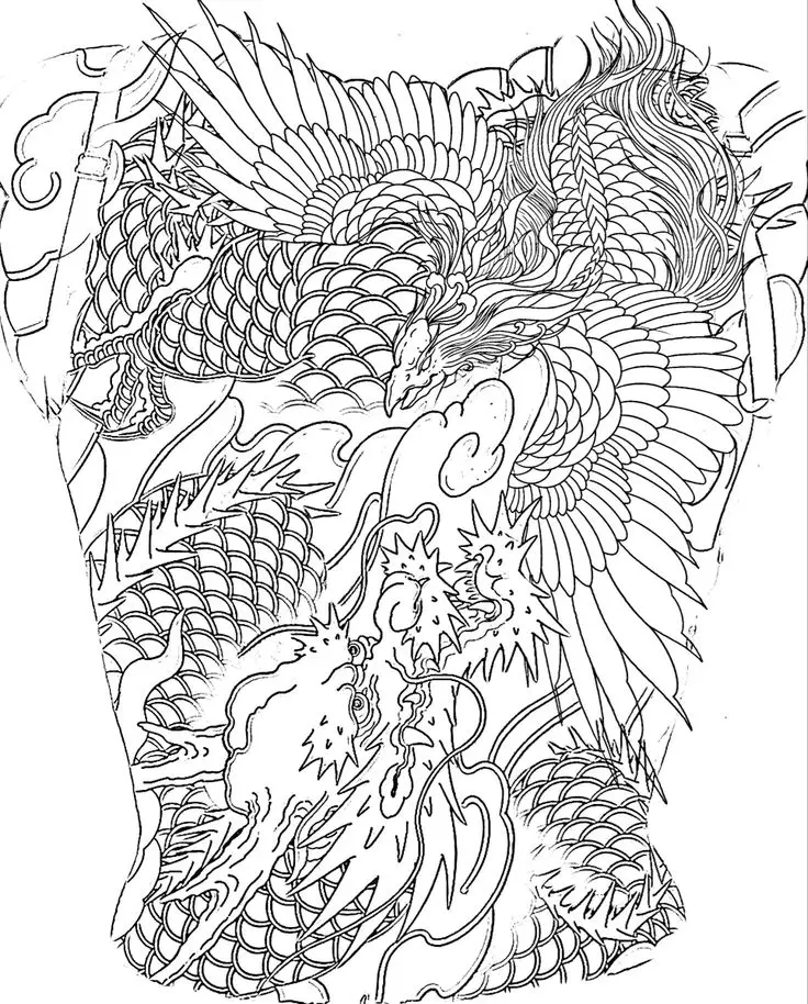 Hình xăm rồng ở ngực: 50 thiết kế táo bạo cho nam