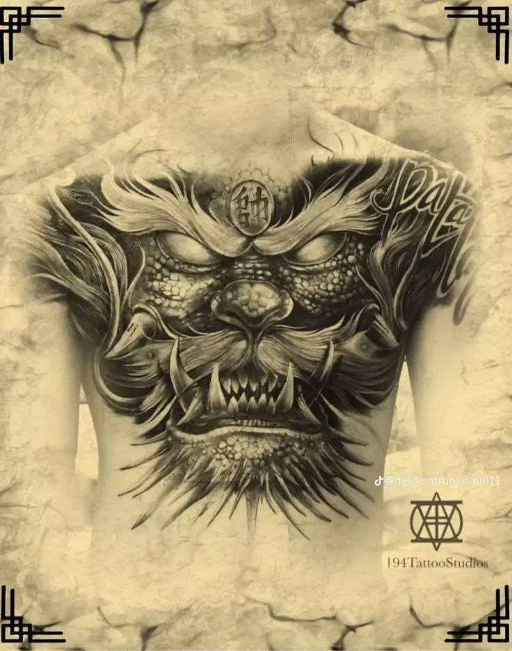 Hình Xăm Rồng Trắng Đen: Nghệ Thuật và Biểu Tượng