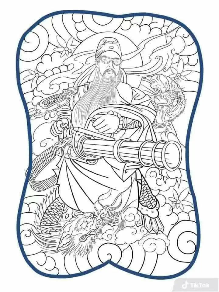 Hình Xăm Samurai Nhật Cổ: Biểu Tượng Của Danh Dự Và Tự Do 14