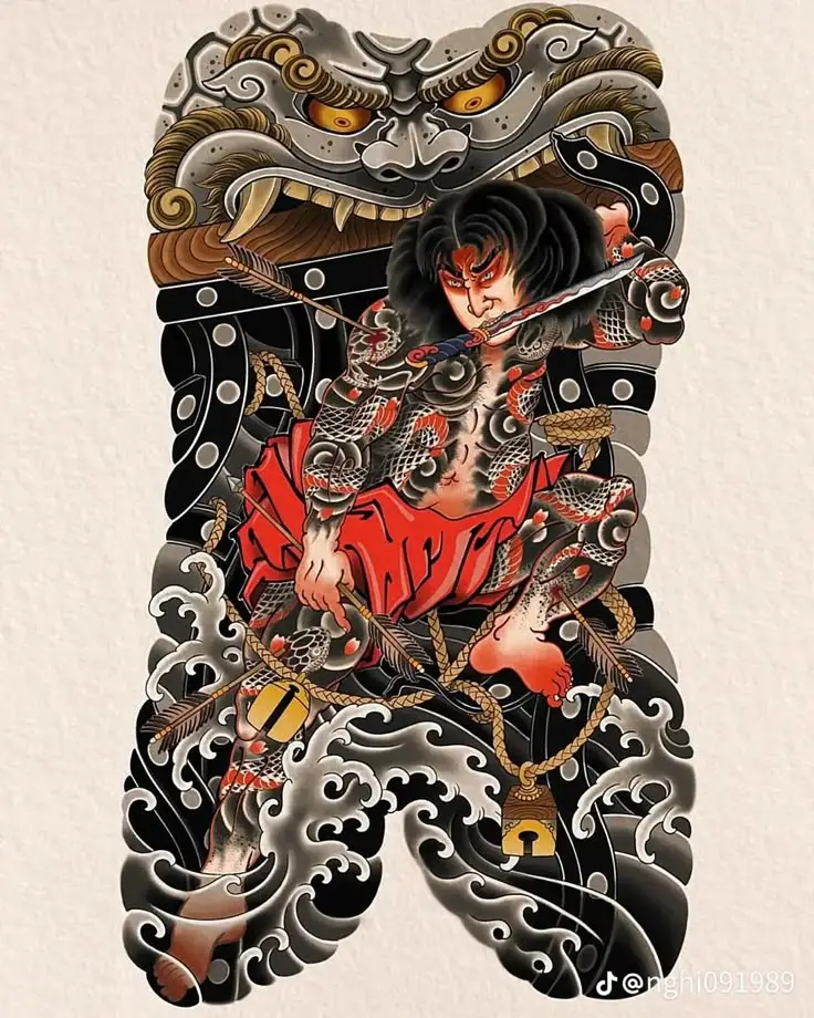 Hình Xăm Samurai Nhật Cổ: Biểu Tượng Của Danh Dự Và Tự Do