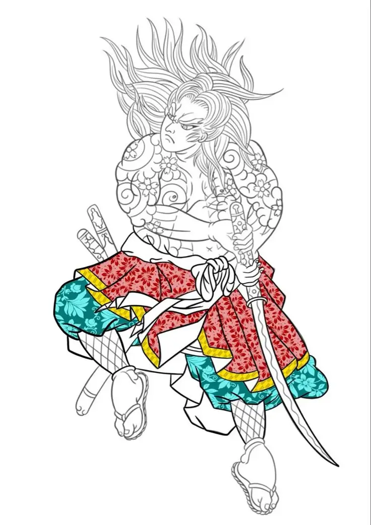 Hình Xăm Samurai Nhật Cổ: Biểu Tượng Của Danh Dự Và Tự Do 46
