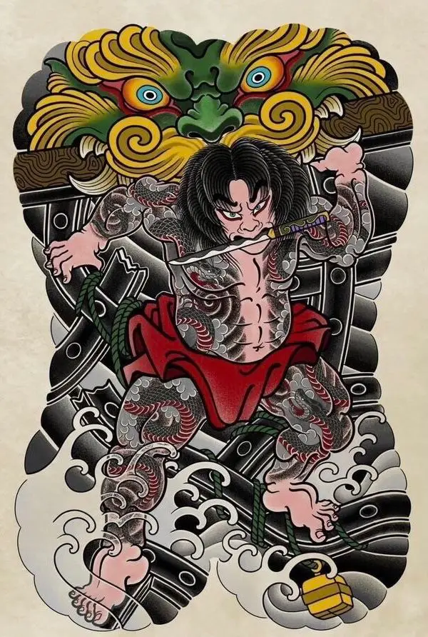 Hình Xăm Samurai Nhật Cổ: Biểu Tượng Của Danh Dự Và Tự Do 50