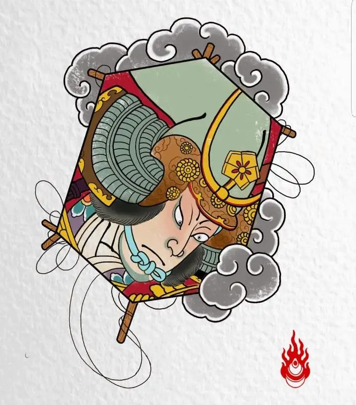 Khám Phá Hình Xăm Samurai Nhật Cổ Mini Thời Thượng 5