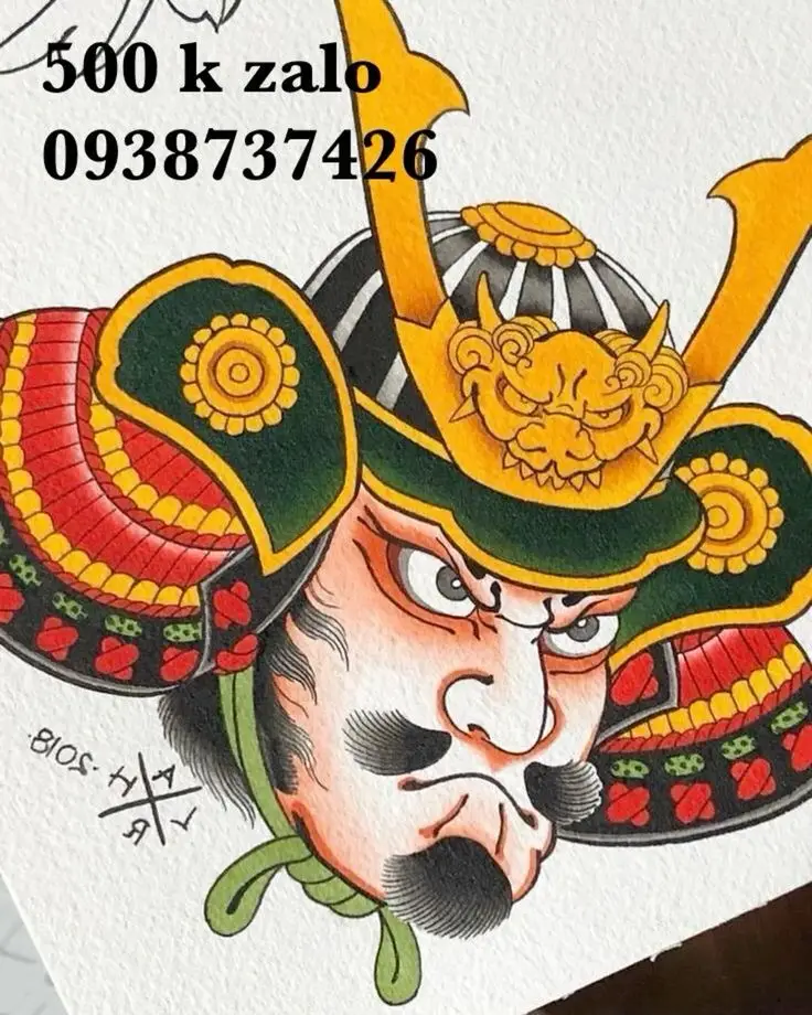 Khám Phá Hình Xăm Samurai Nhật Cổ Mini Thời Thượng 42