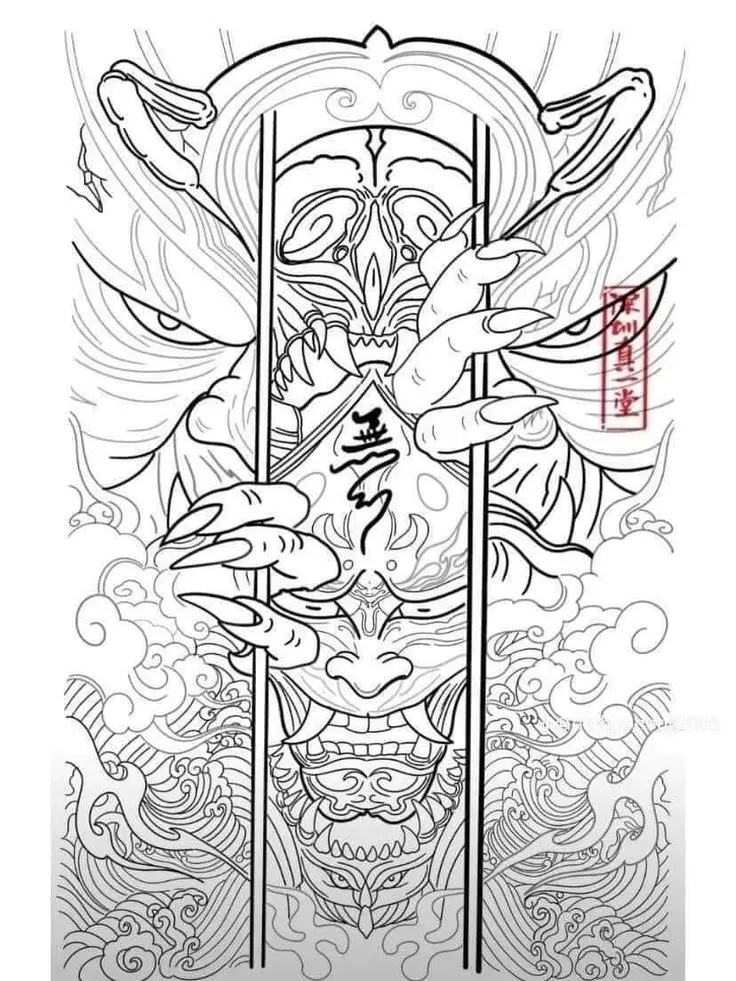 Khám Phá Hình Xăm Samurai Nhật Cổ Mini Thời Thượng 64