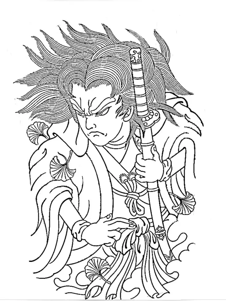 Khám Phá Hình Xăm Samurai Nhật Cổ Mini Thời Thượng 66