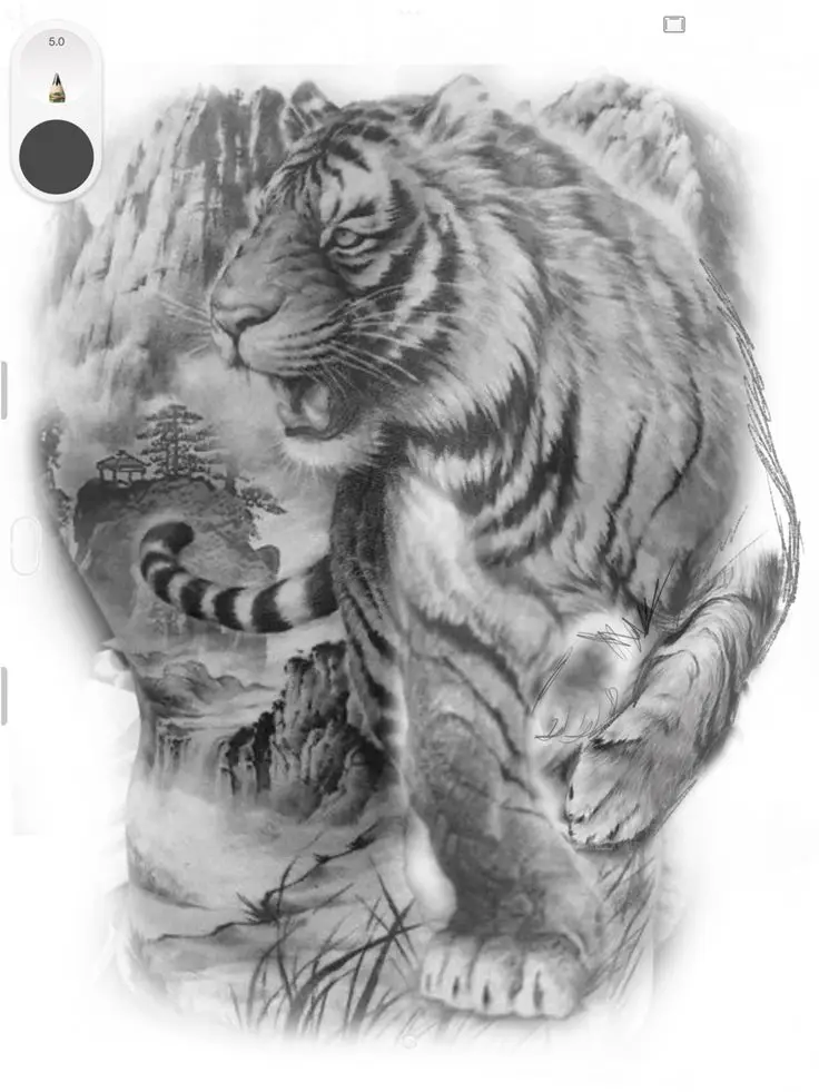 Hình Xăm Sư Tử Kín Lưng – Biểu Tượng Của Sức Mạnh