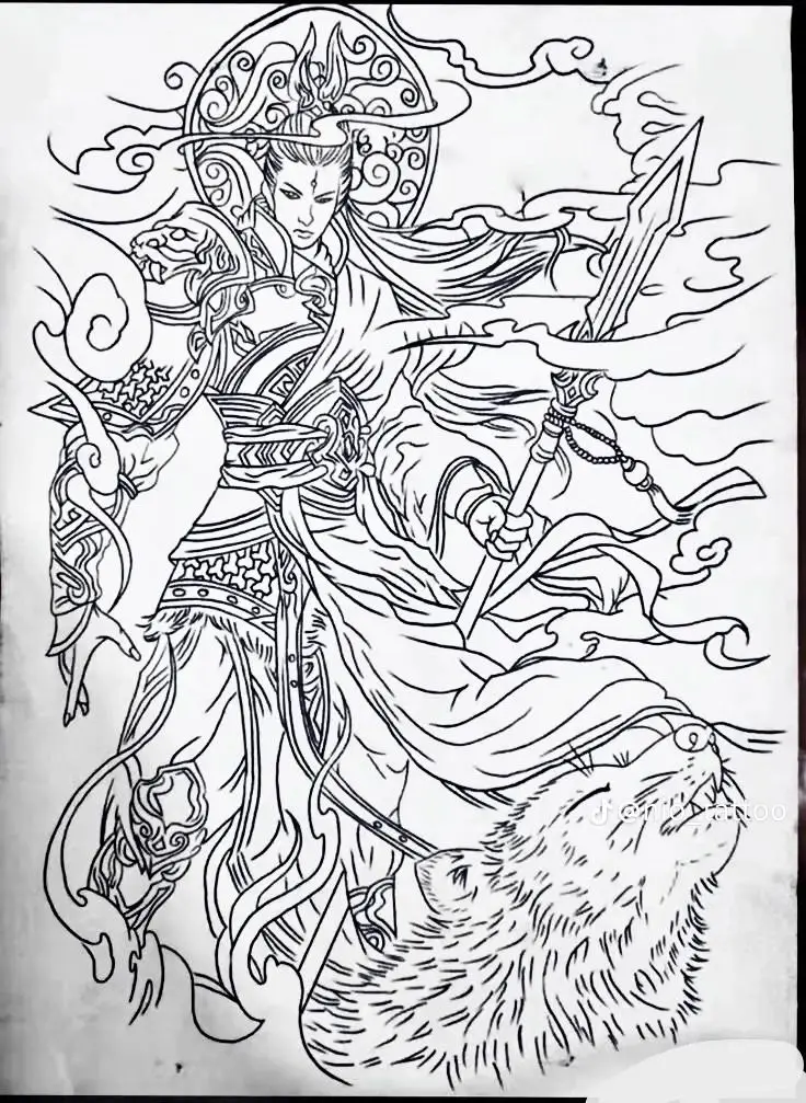 50 Mẫu Hình Xăm Tướng Full Lưng Ấn Tượng